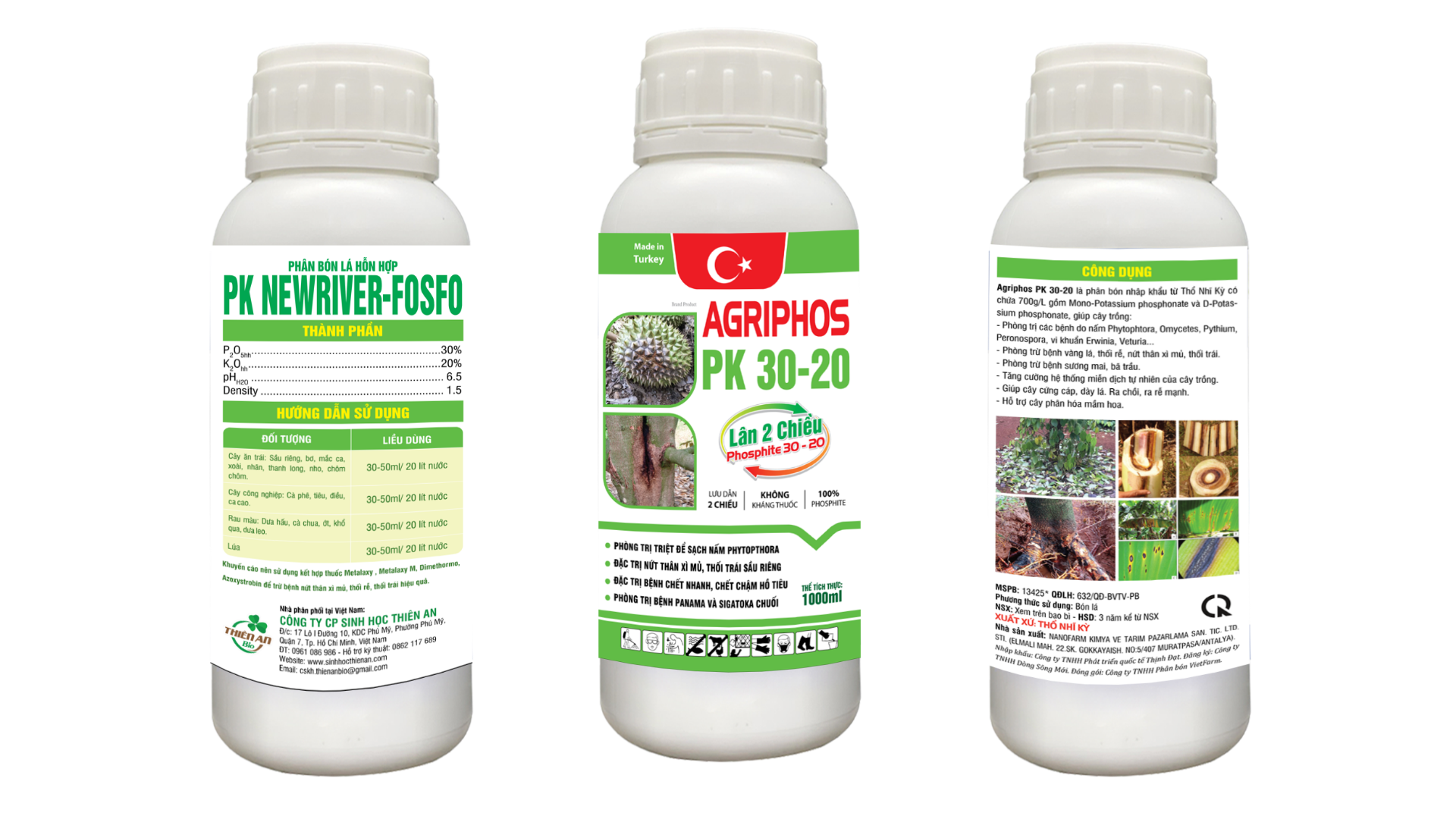 Agriphos PK 30-20 – Lân phosphite lưu dẫn 2 chiều