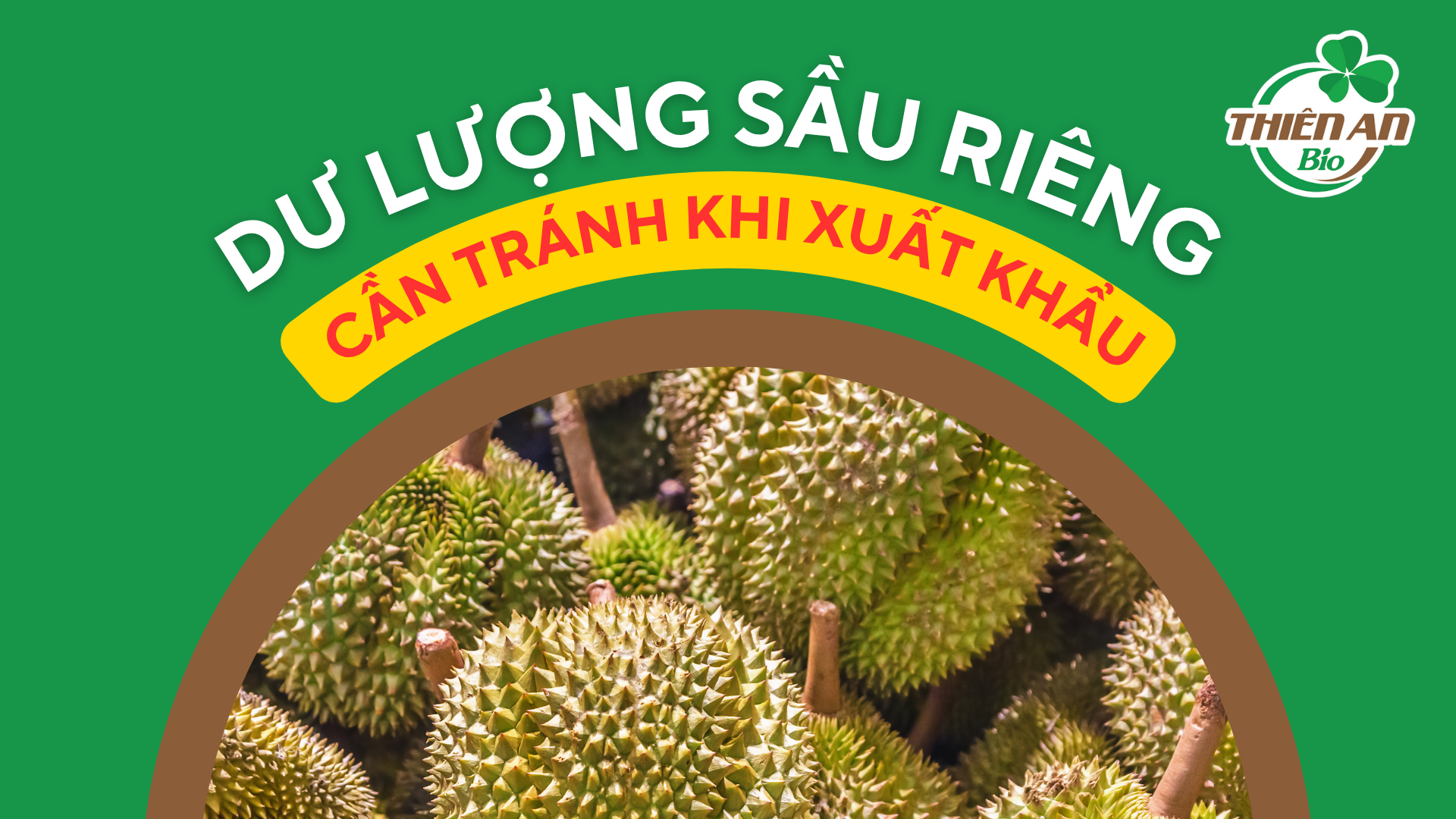 Cần tránh những dư lượng sầu riêng nào khi xuất khẩu?