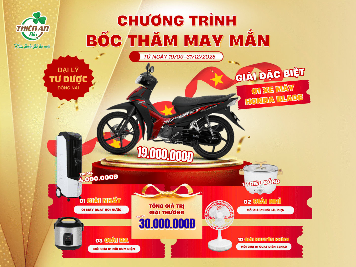 Khởi động chương trình Bốc thăm may mắn với nhiều quà tặng hấp dẫn