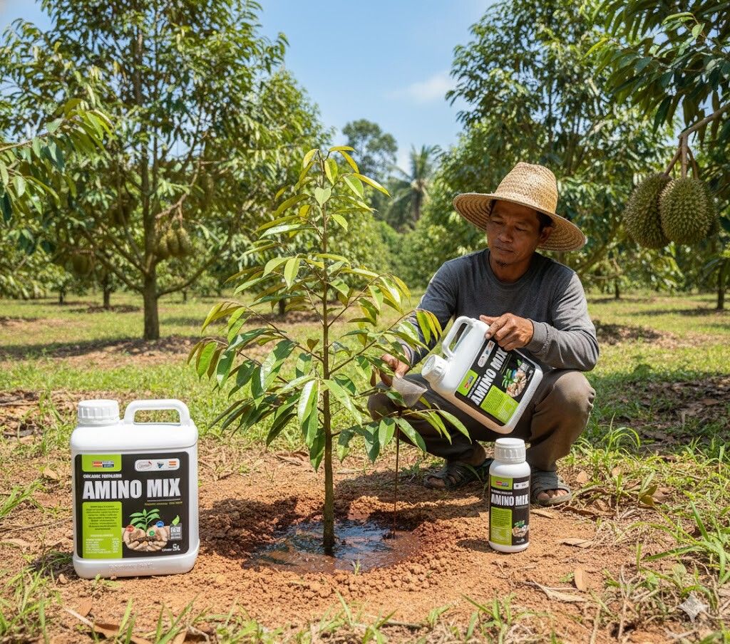 Amino Mix – Thần dược của cây Sầu Riêng