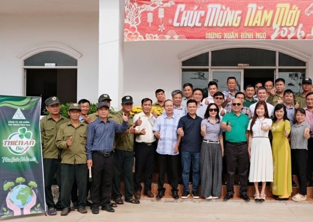 Sinh học Thiên An đồng hành cùng Tập đoàn Tân Mai tổ chức Lễ phát động TẾT TRỒNG CÂY 2026